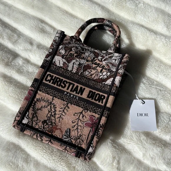 Mini Dior Book Tote in Pink - Picture 2 of 16